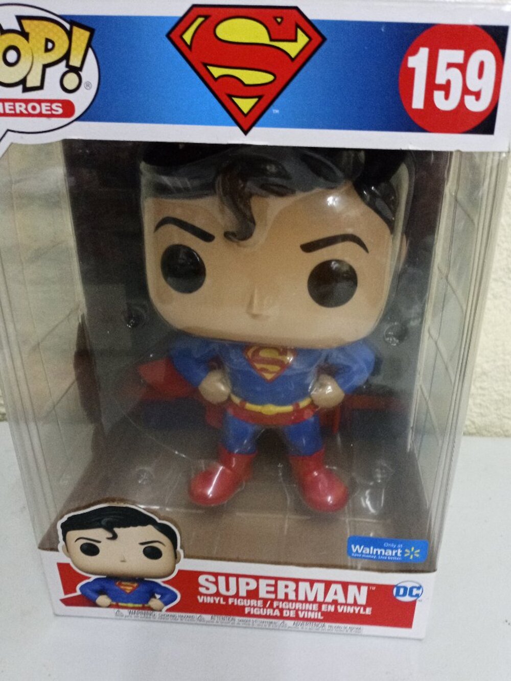 Superman 159 Jumbo Funko Pop Figure